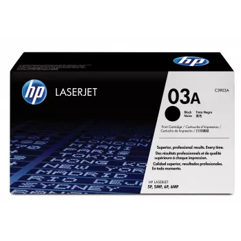 HP 03A juodas originalus LaserJet kasetė C3903A, 1 vnt.