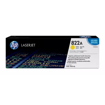 HP 822A geltona originali LaserJet kasetė, 1 vnt.