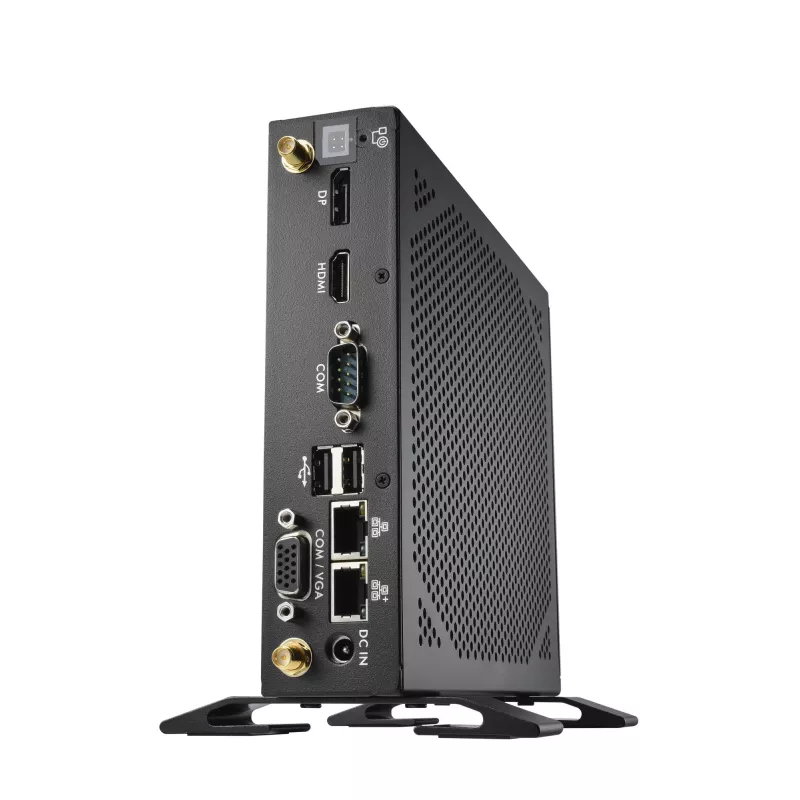 Shuttle XPC slim Barebone DS50U5, i5-1335U, 2x LAN (1x 2,5Gbit, 1x 1Gbit), 1xCOM, 1xHDMI, 1xDP, 1x VGA, beventiliu, 24/7 nuolatinis darbas