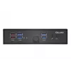 Shuttle XPC slim Barebone DS50U5, i5-1335U, 2x LAN (1x 2,5Gbit, 1x 1Gbit), 1xCOM, 1xHDMI, 1xDP, 1x VGA, beventiliu, 24/7 nuolatinis darbas
