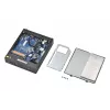 Shuttle XPC slim Barebone DS50U5, i5-1335U, 2x LAN (1x 2,5Gbit, 1x 1Gbit), 1xCOM, 1xHDMI, 1xDP, 1x VGA, beventiliu, 24/7 nuolatinis darbas