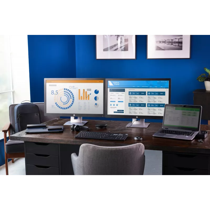 HP UC Wireless Duo ausinės, belaidės, biurui/skambučių centrui, 310 g, Juodos