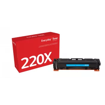 Everyday™ Cyan Toner by Xerox, suderinamas su HP 220X (W2201X), didelės talpos