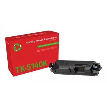 Everyday™ juodas perdirbtas toneris, suderinamas su Kyocera TK-5140K, standartinės talpos