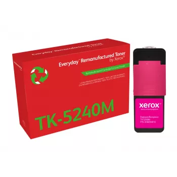Kasdien™ Magenta Perdirbtas Toneris Xerox, suderinamas su Kyocera TK-5240M, standartinės talpos