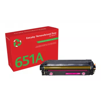 Kasdien™ Magenta Perdirbtas dažų kasetė Xerox, suderinama su HP 651A 650A 307A (CE343A/CE273A/CE743A), standartinės talpos