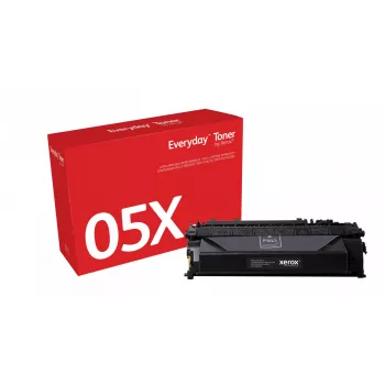 Everyday™ juodas toneris Xerox, suderinamas su HP 05X (CE505X), didelės talpos