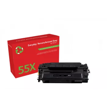 Atnaujintas kasetės toneriaus kasetė Everyday™ Mono, suderinama su HP 55X (CE255X), didelės talpos
