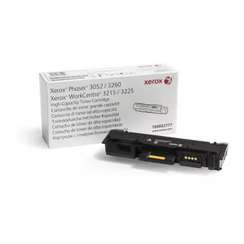 Originalus Xerox didelės talpos juodas kasetė Phaser® 3052/3260, WorkCentre® 3215/3225 (3000 puslapių) - 106R02777