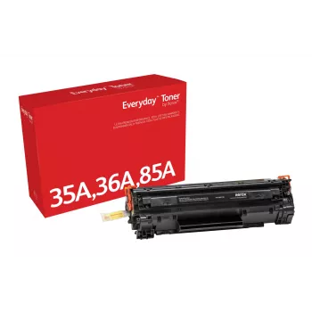 Kasdieninis™ juodas toneris Xerox, suderinamas su HP 35A 36A 85A (CB435A/ CB436A/ CE285A), standartinės talpos