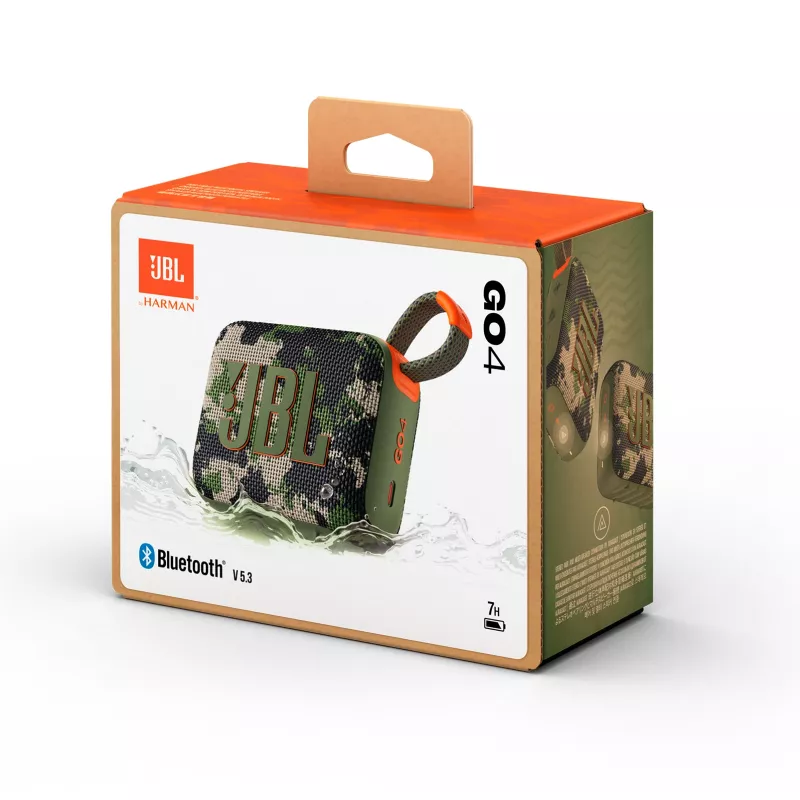 Nešiojamas garsiakalbis JBL Go 4 Mono Camouflage 4.2 W