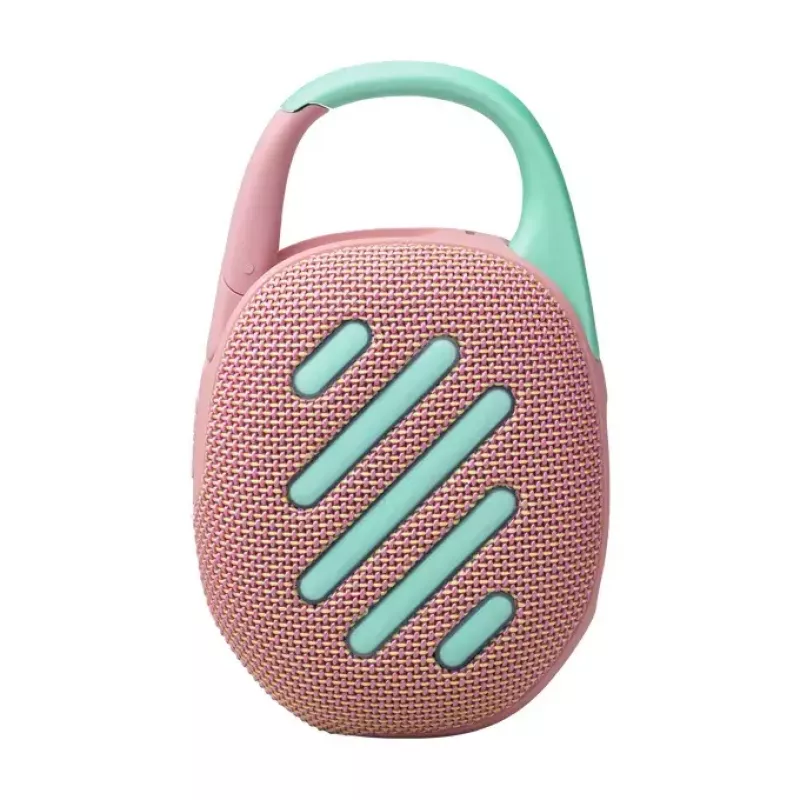 Nešiojamas garsiakalbis JBL Clip 5 Mėtų (JBLCLIP5PINK)