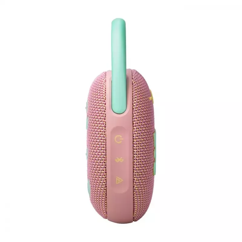 Nešiojamas garsiakalbis JBL Clip 5 Mėtų (JBLCLIP5PINK)