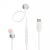 Ausinės JBL Tune 310C laidinės į ausis skambučiams/muzikai USB-C balta