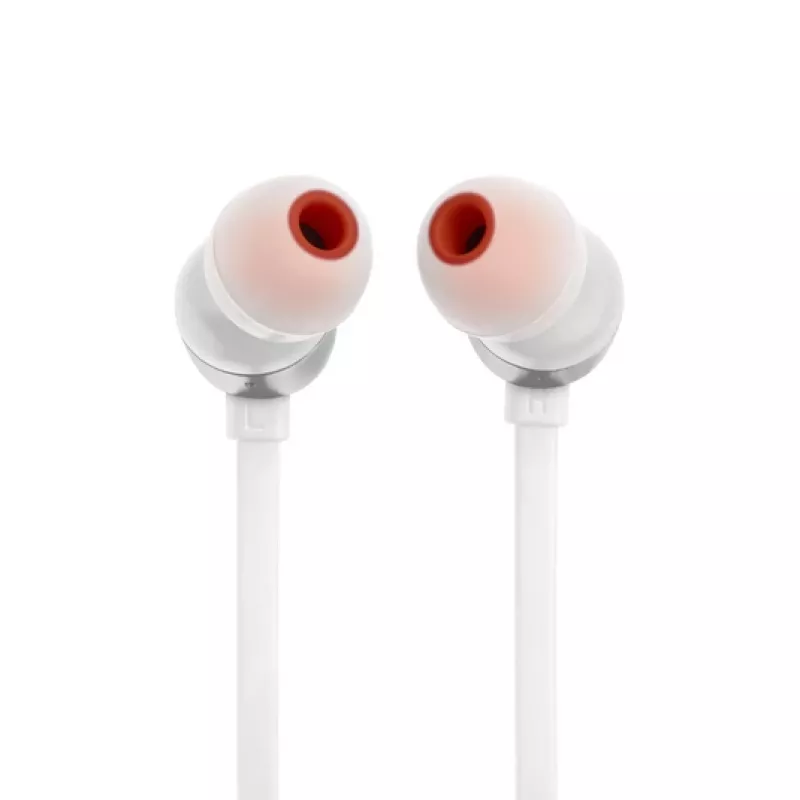 Ausinės JBL Tune 310C laidinės į ausis skambučiams/muzikai USB-C balta