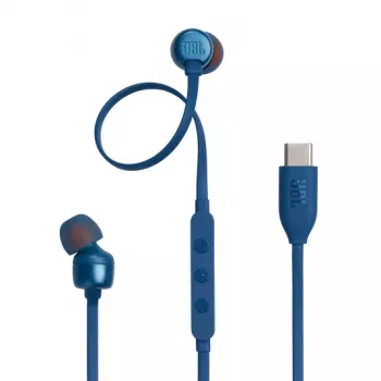 JBL Tune 310C USB laidinės ausinės su mikrofonu, USB Type-C, mėlynos