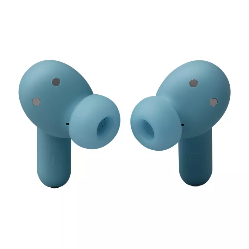 JBL Live Beam 3 belaidės ausinės į ausis, mėlynos