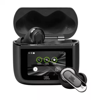 JBL Tour Pro 3 belaidės ausinės į ausis, skambučiams/muzikai/sportui/kasdienai, juodos