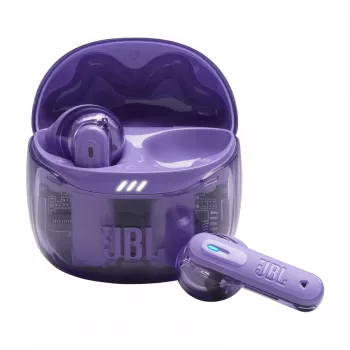 JBL Tune Flex 2 Ghost Edition Ausinės Belaidės TWS Įterpiamos Skambučiams/Muzikai Violetinė