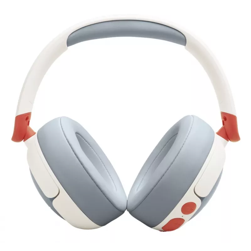 JBL Junior 470NC belaidės ausinės su triukšmo slopinimu, šviesiai pilka/balta