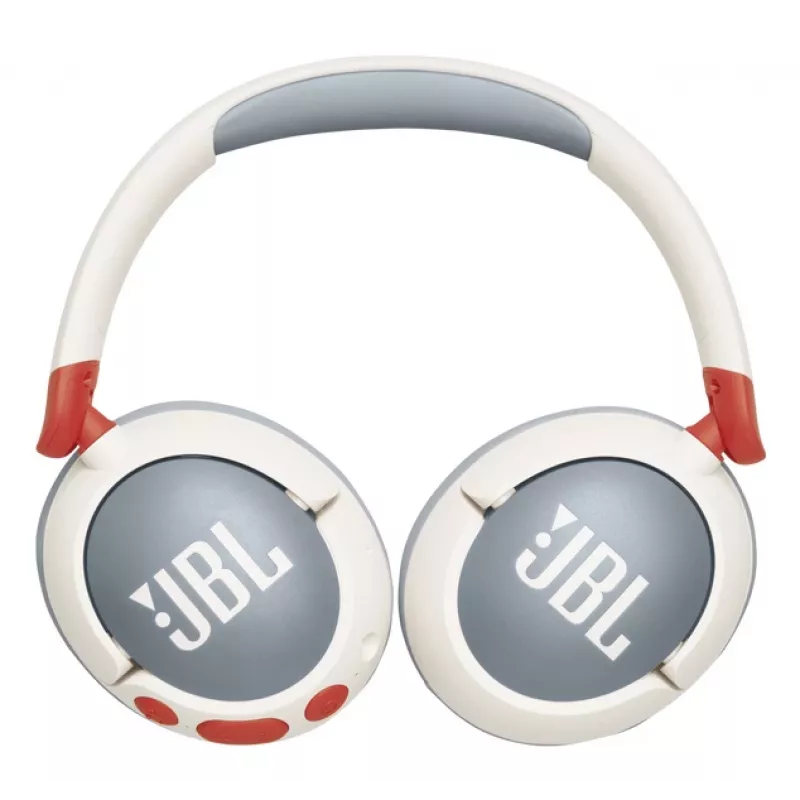 JBL Junior 470NC belaidės ausinės su triukšmo slopinimu, šviesiai pilka/balta