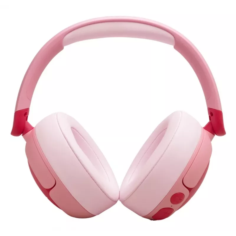 Ausinės JBL Junior 470NC belaidės, triukšmo slopinimas, USB Type-C, Bluetooth, rožinės