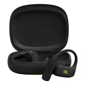 JBL Endurance Zone belaidės ausinės sportui, atviro tipo, Bluetooth, juodos su žaliomis detalėmis