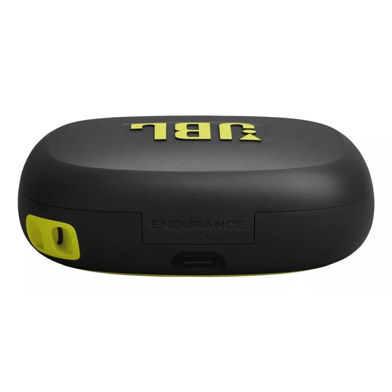 JBL Endurance Zone belaidės ausinės sportui, atviro tipo, Bluetooth, juodos su žaliomis detalėmis