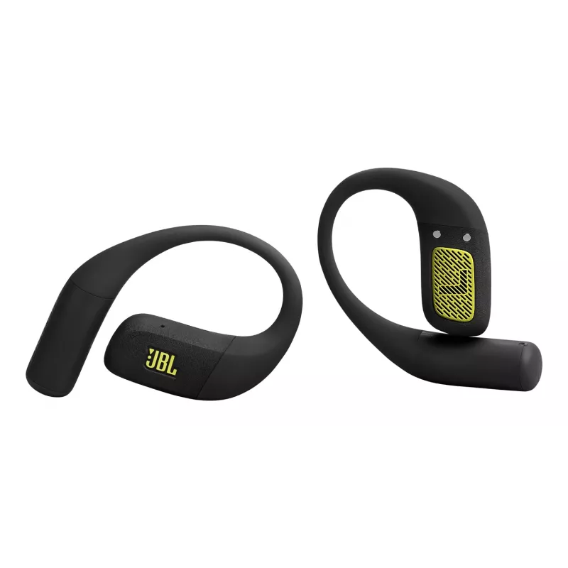 JBL Endurance Zone belaidės ausinės sportui, atviro tipo, Bluetooth, juodos su žaliomis detalėmis