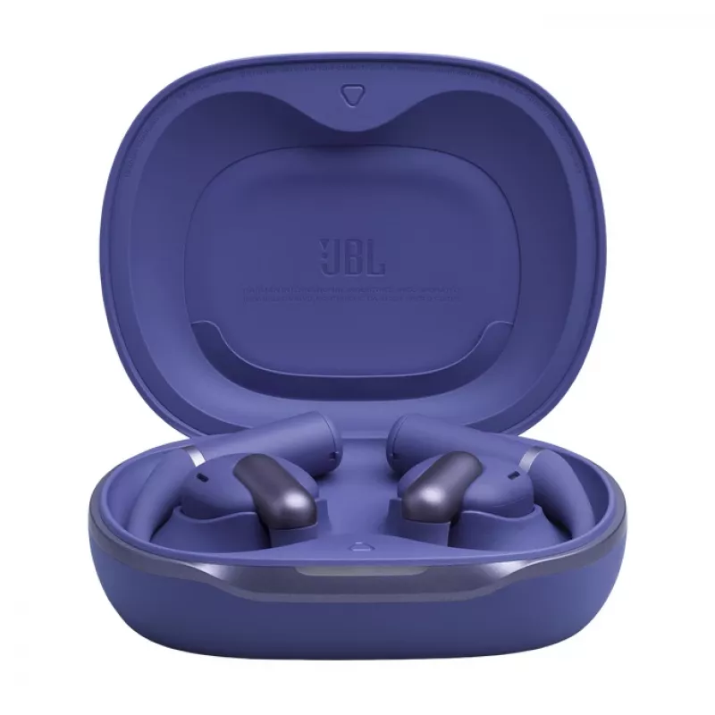 Ausinės JBL Sense Pro TWS, kabinamos ant ausies, Bluetooth, USB-C įkrovimo stovas, 20–40000 Hz, mėlynos, 95,2 g