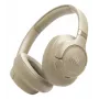 Ausinės JBL Tune 730BT belaidės Bluetooth supra-aural, 20–20000 Hz, 218.2 g, smėlio spalvos