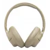 Ausinės JBL Tune 730BT belaidės Bluetooth supra-aural, 20–20000 Hz, 218.2 g, smėlio spalvos