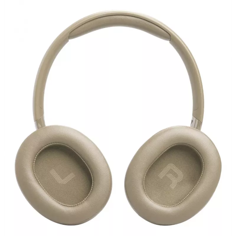 Ausinės JBL Tune 730BT belaidės Bluetooth supra-aural, 20–20000 Hz, 218.2 g, smėlio spalvos