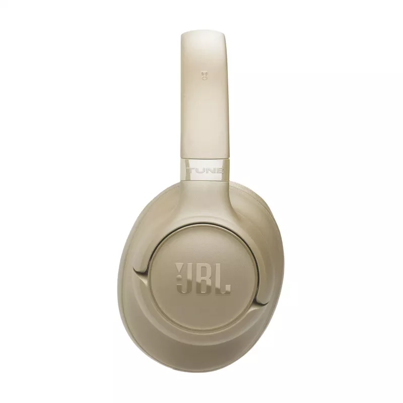 Ausinės JBL Tune 730BT belaidės Bluetooth supra-aural, 20–20000 Hz, 218.2 g, smėlio spalvos