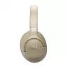Ausinės JBL Tune 730BT belaidės Bluetooth supra-aural, 20–20000 Hz, 218.2 g, smėlio spalvos