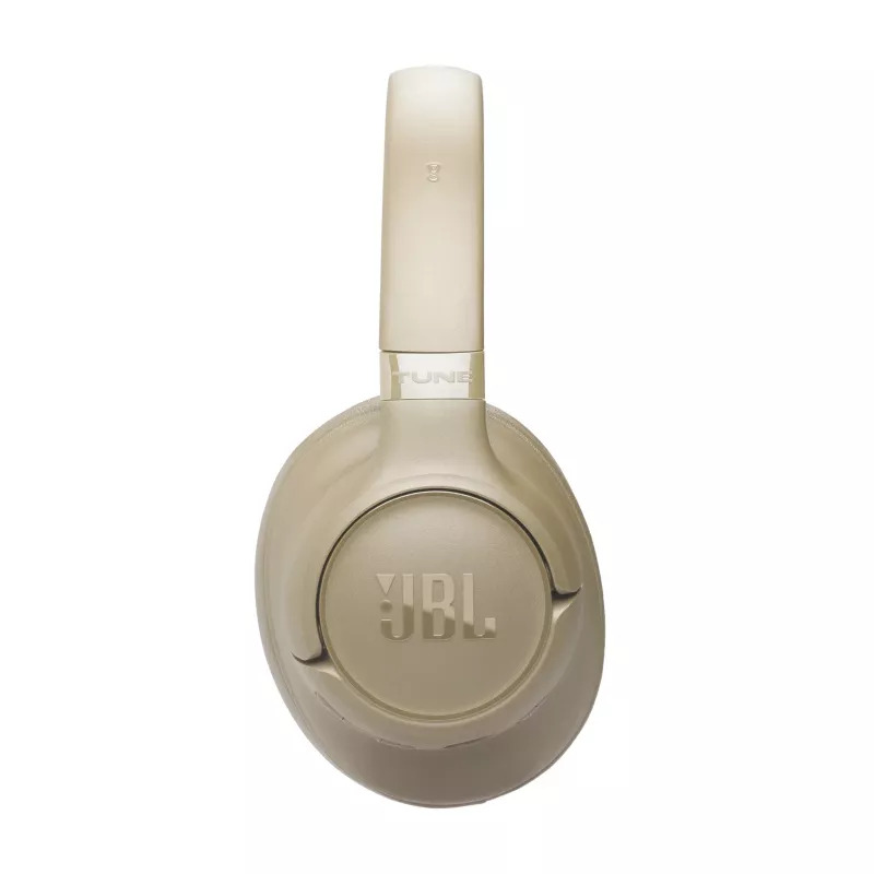 Ausinės JBL Tune 730BT belaidės Bluetooth supra-aural, 20–20000 Hz, 218.2 g, smėlio spalvos