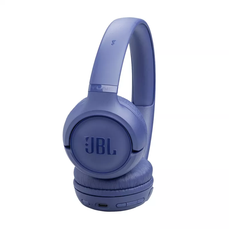 JBL Tune 530BT belaidės ausinės ant galvos, mėlynos spalvos