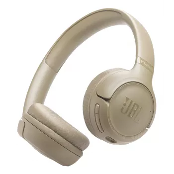 JBL Tune 530BT belaidės ausinės su ausų lanku, Bluetooth 6.0, mikrofonu, smėlio spalvos