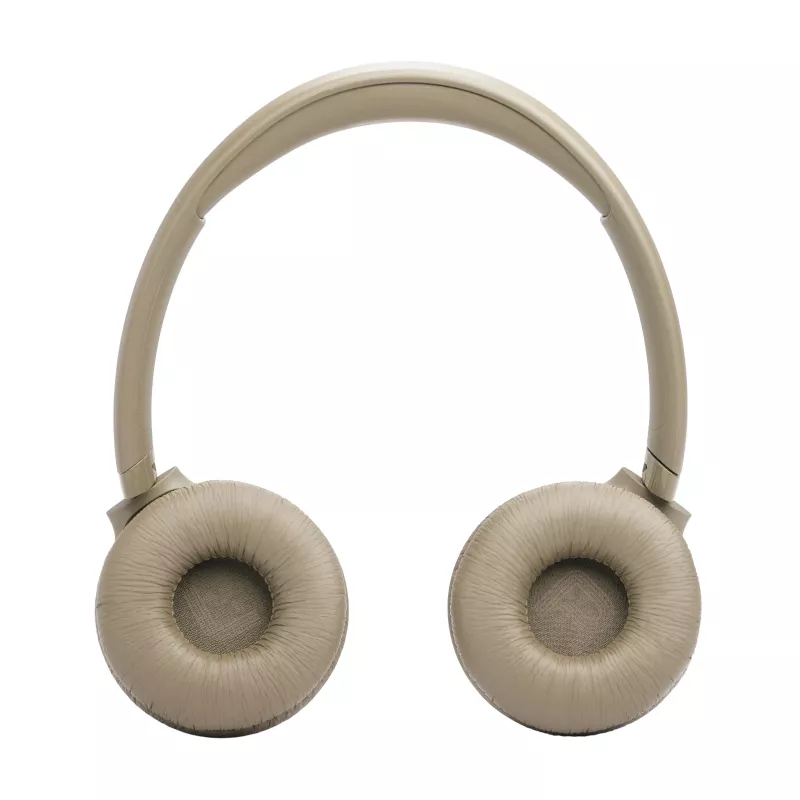 JBL Tune 530BT belaidės ausinės su ausų lanku, Bluetooth 6.0, mikrofonu, smėlio spalvos