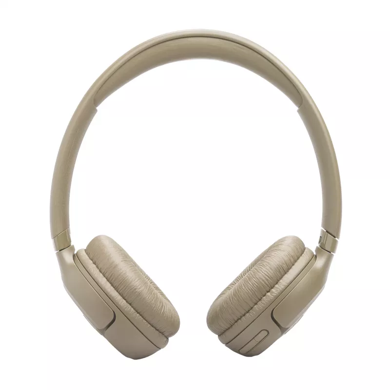 JBL Tune 530BT belaidės ausinės su ausų lanku, Bluetooth 6.0, mikrofonu, smėlio spalvos
