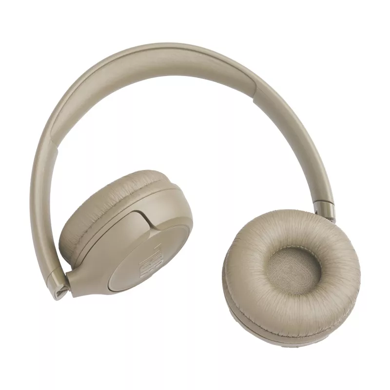 JBL Tune 530BT belaidės ausinės su ausų lanku, Bluetooth 6.0, mikrofonu, smėlio spalvos