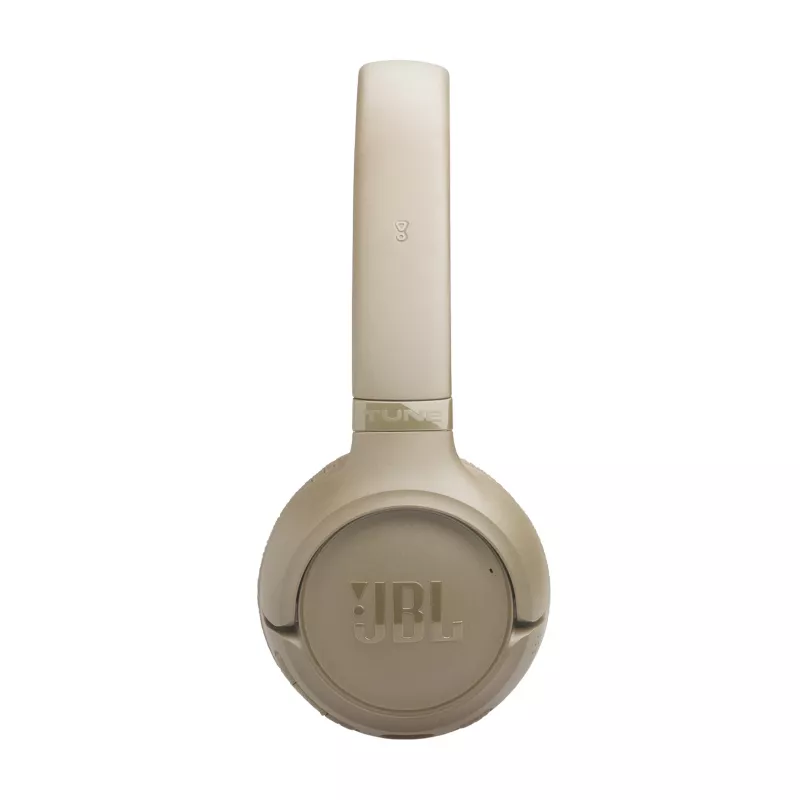 JBL Tune 530BT belaidės ausinės su ausų lanku, Bluetooth 6.0, mikrofonu, smėlio spalvos