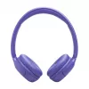 Ausinės JBL Tune 530BT belaidės Bluetooth viršugalvio lankeliu, 20–20000 Hz, 151 g, violetinės
