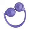 Ausinės JBL Tune 530BT belaidės Bluetooth viršugalvio lankeliu, 20–20000 Hz, 151 g, violetinės