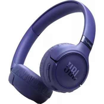 JBL Tune 680NC ausinės laidinės ir belaidės antgalvinės, skambučiams/muzikai, USB Type-C, Bluetooth, mėlynos