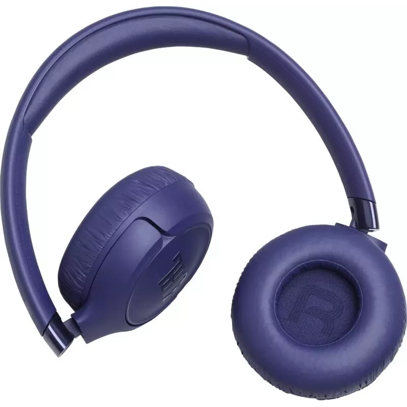 JBL Tune 680NC ausinės laidinės ir belaidės antgalvinės, skambučiams/muzikai, USB Type-C, Bluetooth, mėlynos