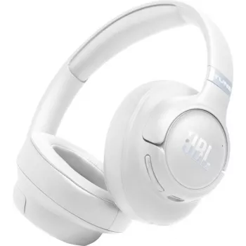JBL Tune 780NC ausinės su laidu ir belaidžiu ryšiu, lankeliu, pokalbiams ir muzikai, USB Type-C, „Bluetooth“, baltos