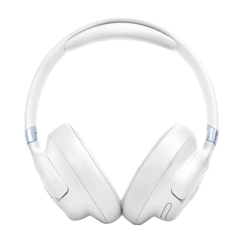 JBL Tune 780NC ausinės su laidu ir belaidžiu ryšiu, lankeliu, pokalbiams ir muzikai, USB Type-C, „Bluetooth“, baltos