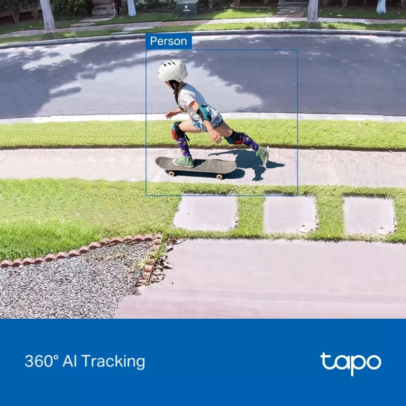 TP-Link Tapo TC46 IP stebėjimo kamera 4K, sferinė, vidaus ir lauko, lubų/sienos/stulpo montavimui