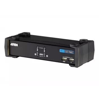 ATEN CS1762A KVM jungiklis juodas